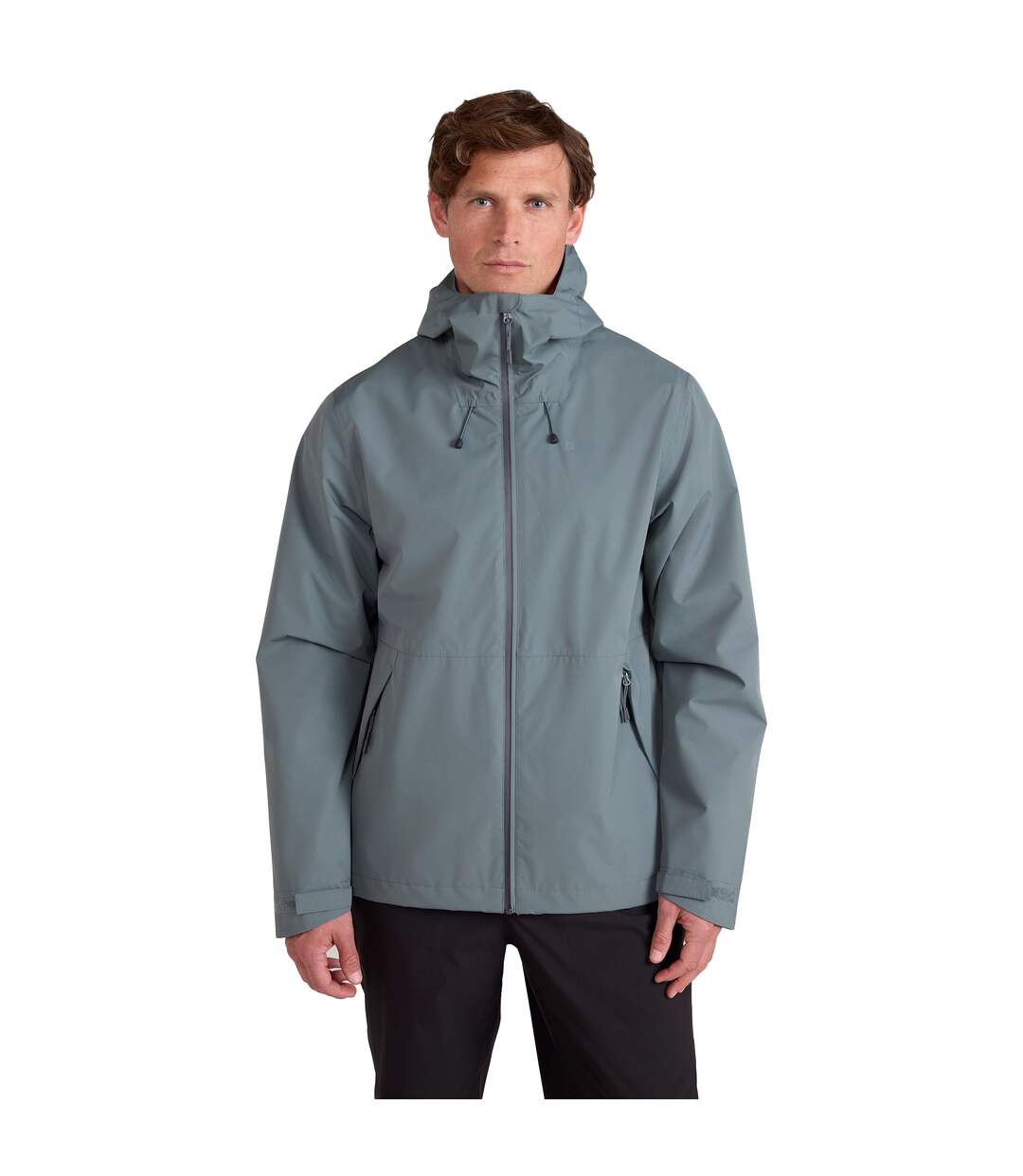 Mens hill packable waterproof jacket green Mountain Warehouse-4