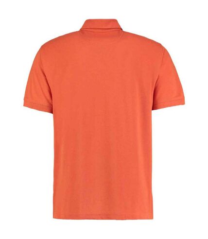 Polo klassic homme orange foncé Kustom Kit