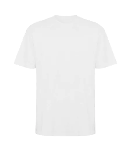T-shirt Manches Courtes Bull Adulte Blanc Roly