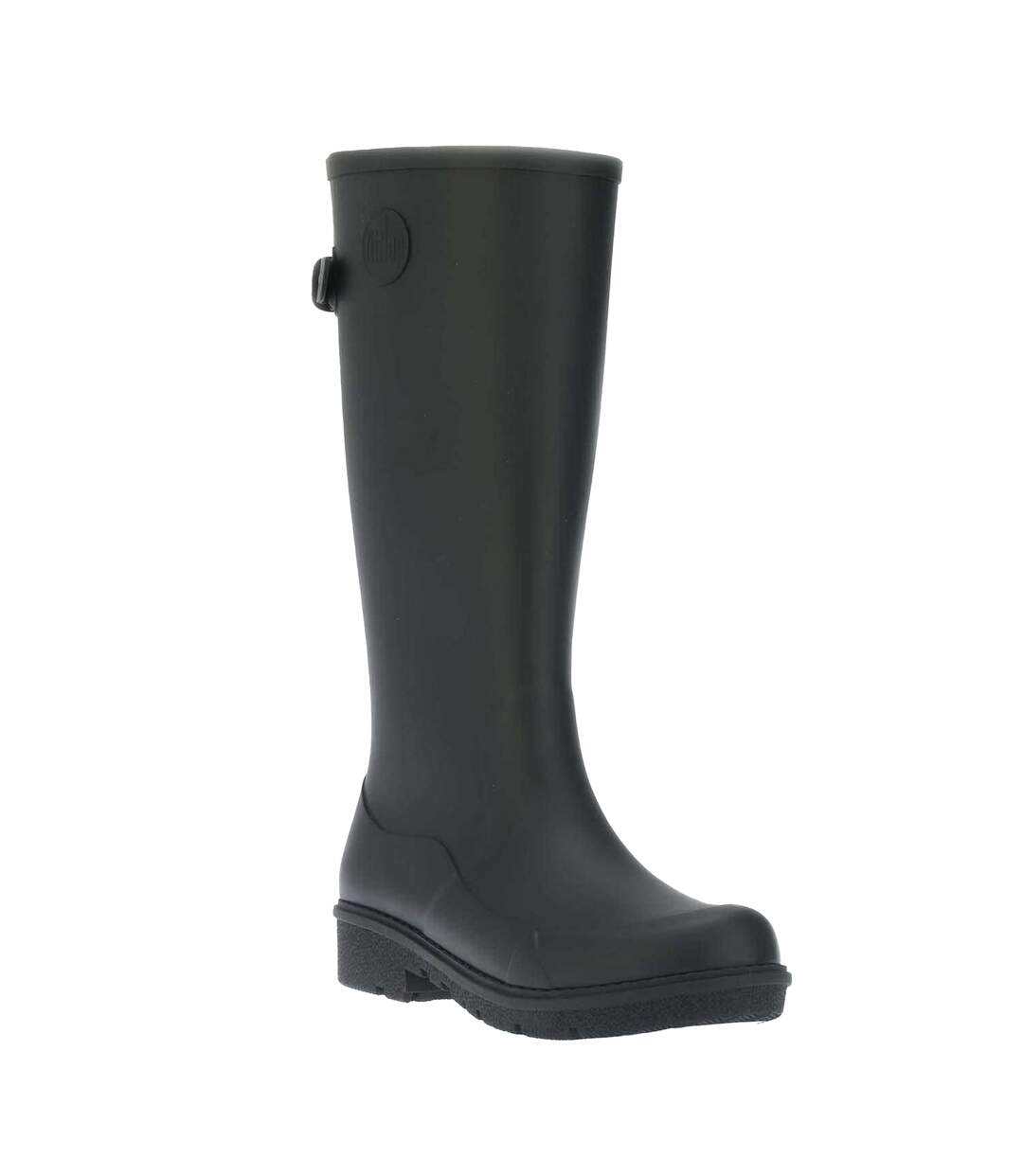 Womens/ladies Tall Wonderwelly Technology Wellington Boots Black Fit Flop-1
