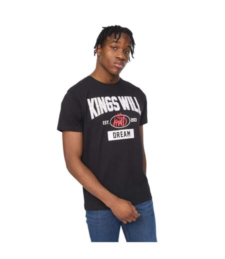 Mens knockout t-shirt black Kings Will Dream