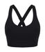 Tombo Womens/Ladies Core Medium Impact Bra (Black) - UTRW8018-2