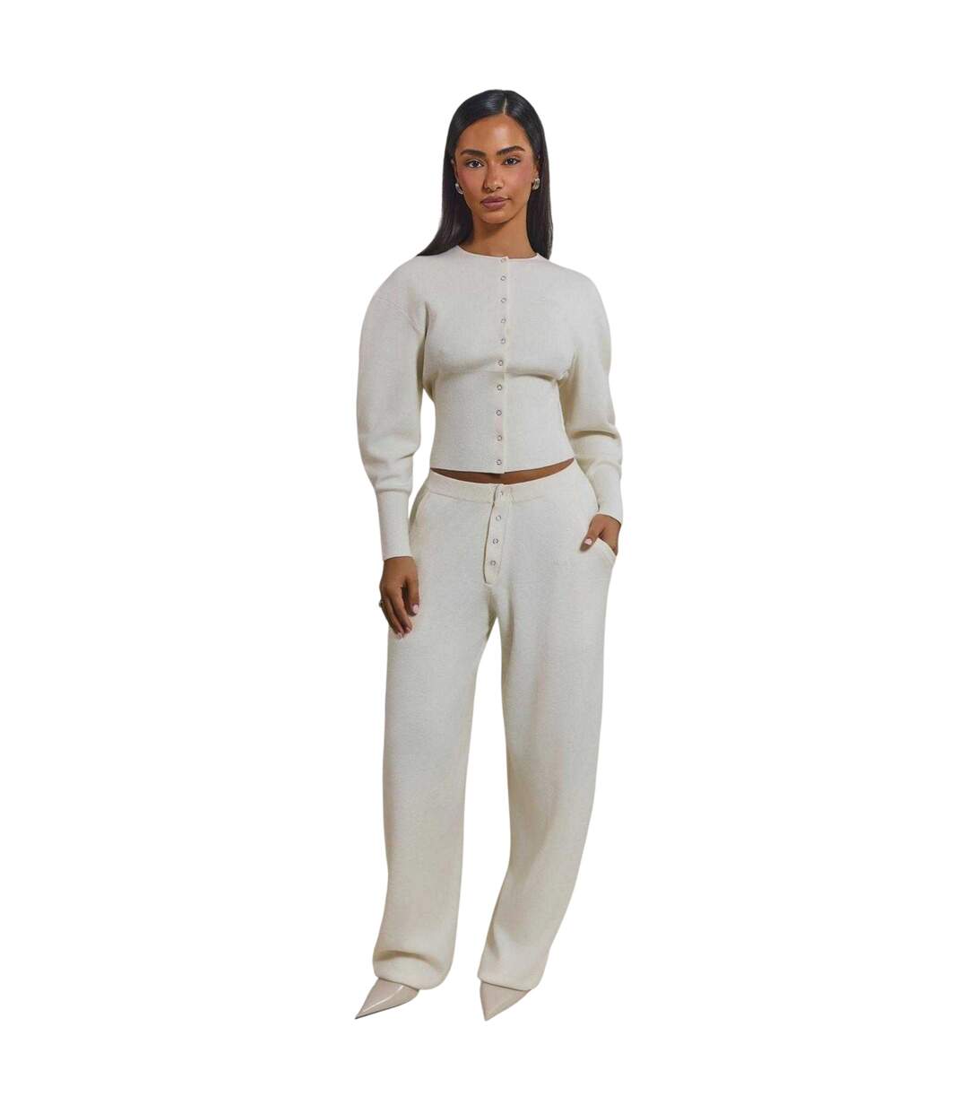 Pantalon De Jogging Femme Crème Mars The Label-4