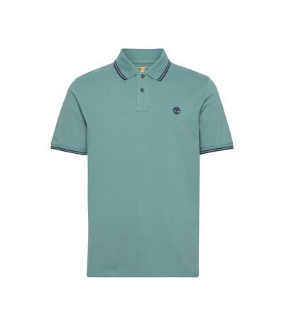 Polo vert foncé homme timberland oxford - l