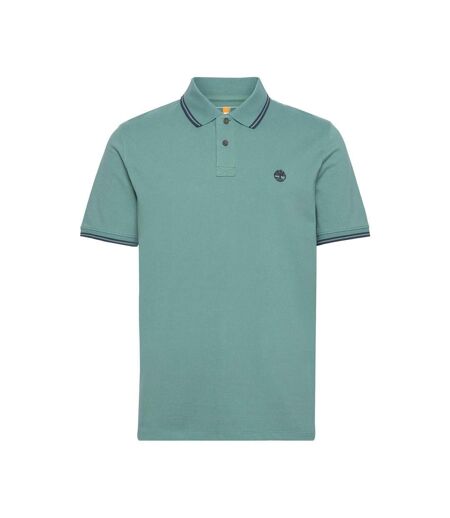 Polo vert foncé homme timberland oxford - l
