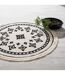 Tapis de Salon Nomade 90cm Beige-3