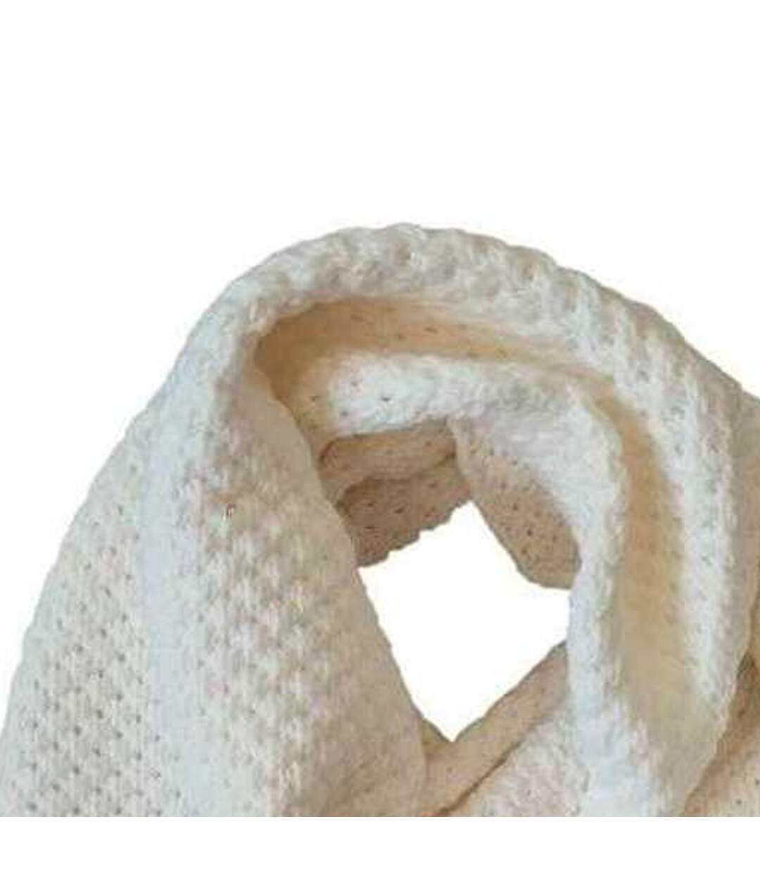 Childrens/kids Knitted Scarf S-m Ecru Tommy Hilfiger-3
