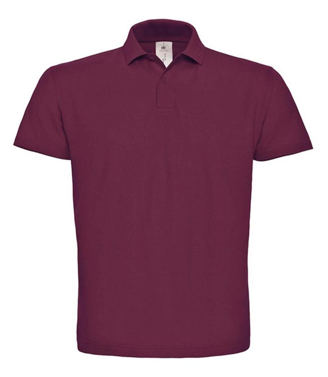 Polo manches courtes - Homme - PUI10 - rouge vin-2