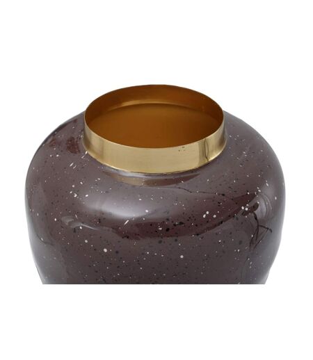 Vase Rond Design Typo 20m Marron