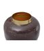 Vase Rond Design Typo 20m Marron-2