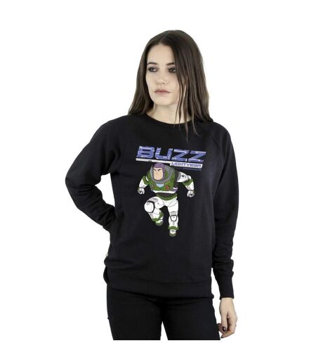 Disney Sweatshirt Lightyear Buzz Jump To Action Femme/Ladies (Noir) - UTBI25171