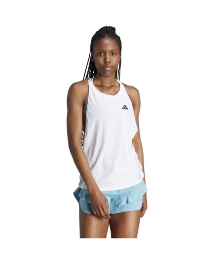 Womens/ladies made to be remade running tank top white Adidas