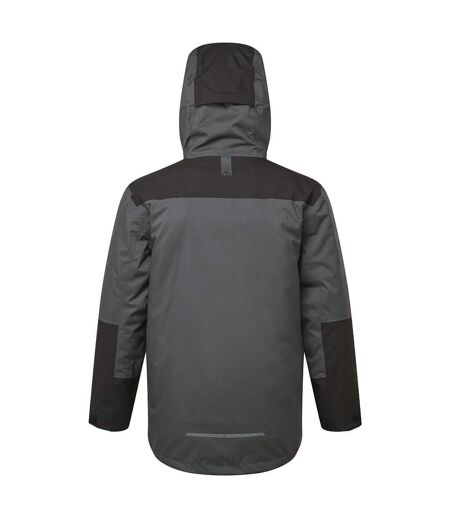 Mens ev4 tall winter jacket metal grey Portwest