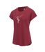 T-shirt Motif/style Posture De Yoga Serenity Femme Rouge Sang Regatta-4