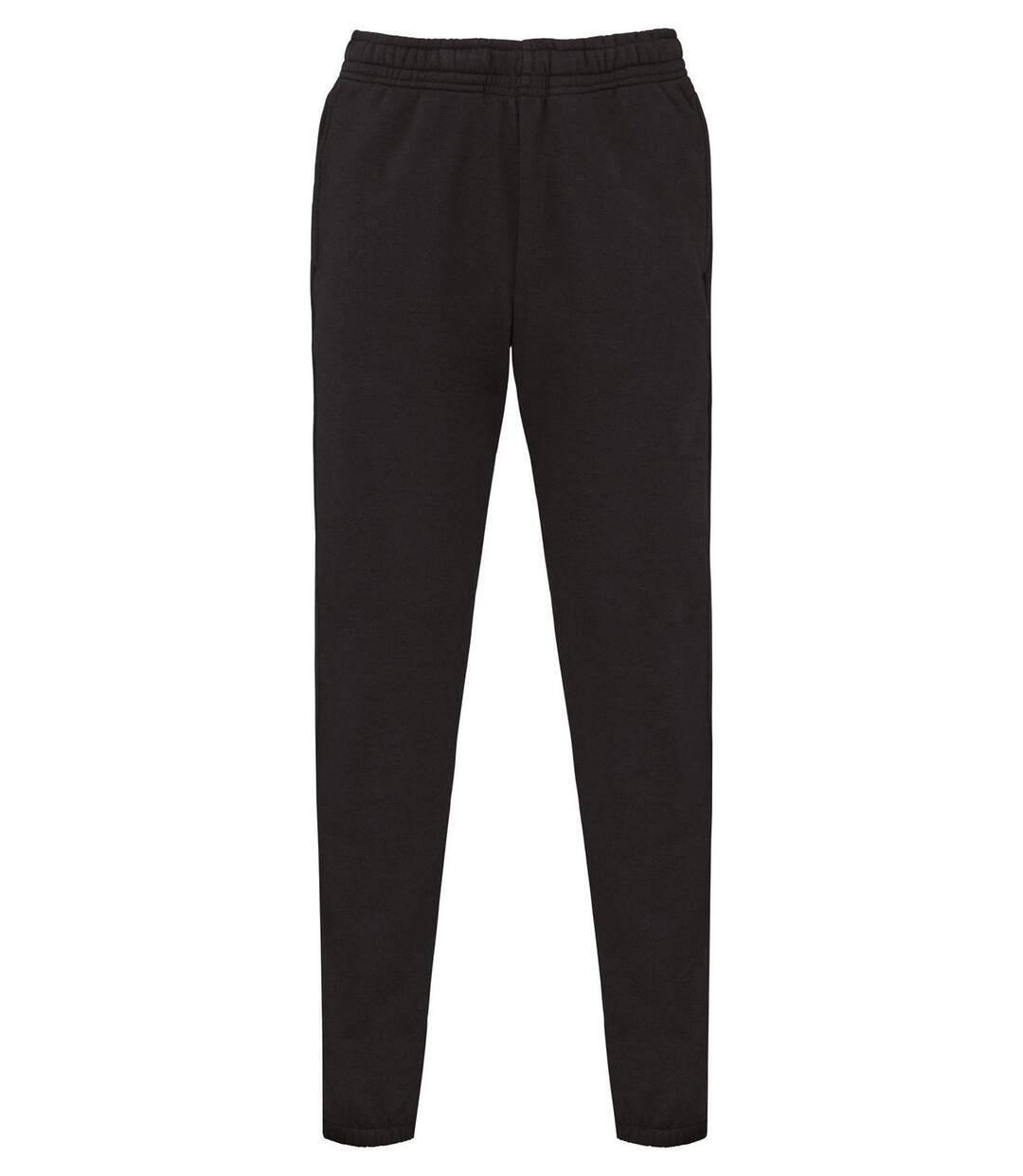 Pantalon jogging molleton - Coton bio et polyester recyclé - Homme - K7025 - noir