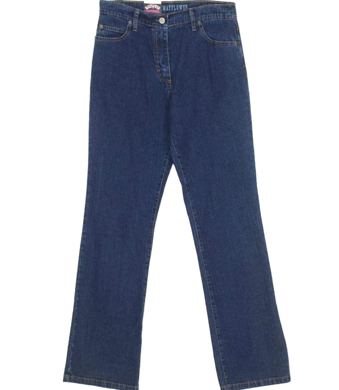 Jean Femme Mayflower M957 - Coupe Évasée Stretch Bleu Stone-2
