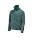 Mens Customised Striped Fleece Jacket Light Forest Green Mascot-3