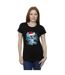 Disney Femmes/Les femmes Lilo And Stitch Christmas Lights - T-shirt en coton à motif d'esquisse (Noir) - UTBI25669-2