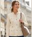 Veste Saharienne Zippée Femme Sable (Réf. AE1165SA)-1
