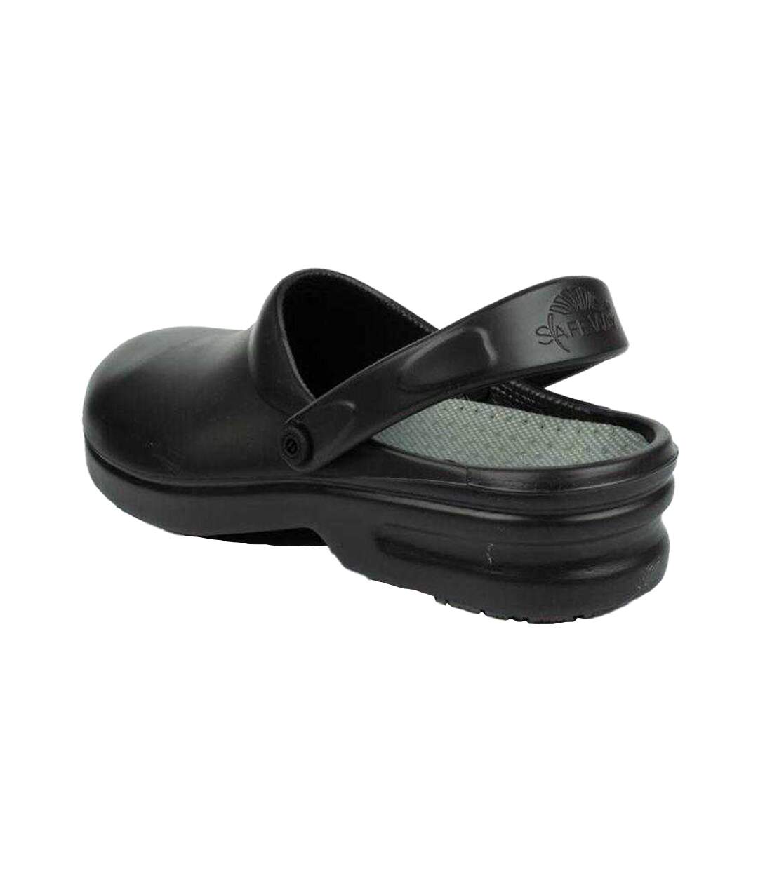 Sabots Motif/style Uni Adulte Noir Safeway-2