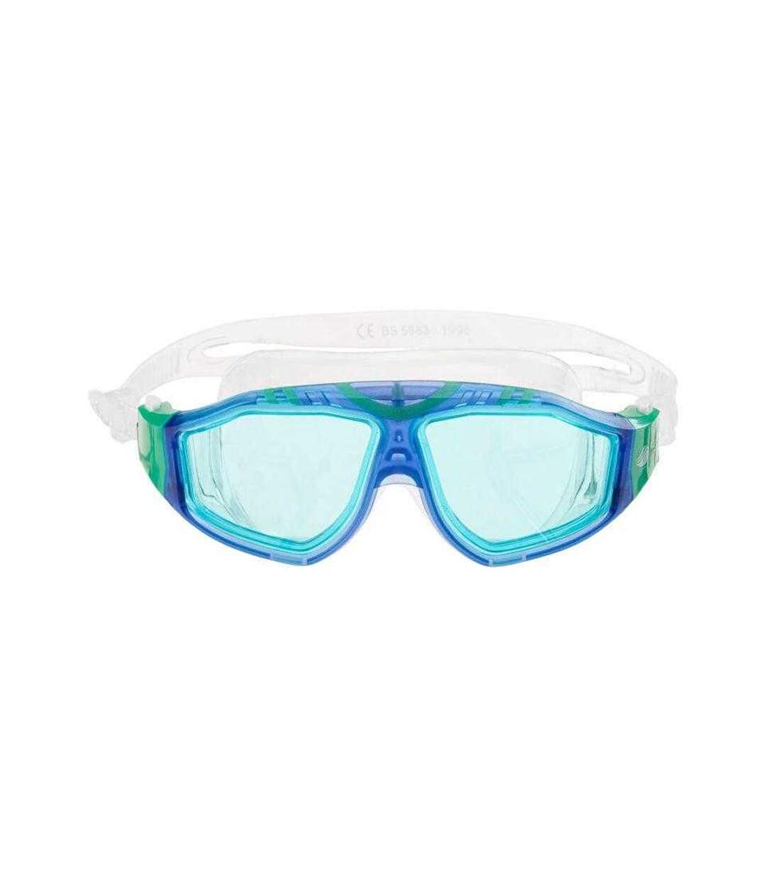 Childrens/kids Maveric Swimming Goggles Transparent Light Blue Aquawave-2