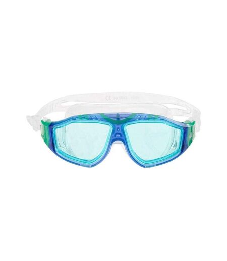 Childrens/kids Maveric Swimming Goggles Transparent Light Blue Aquawave