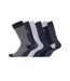 Lot de 6 Paires de Chaussettes de ville coton homme Serge Blanco-1