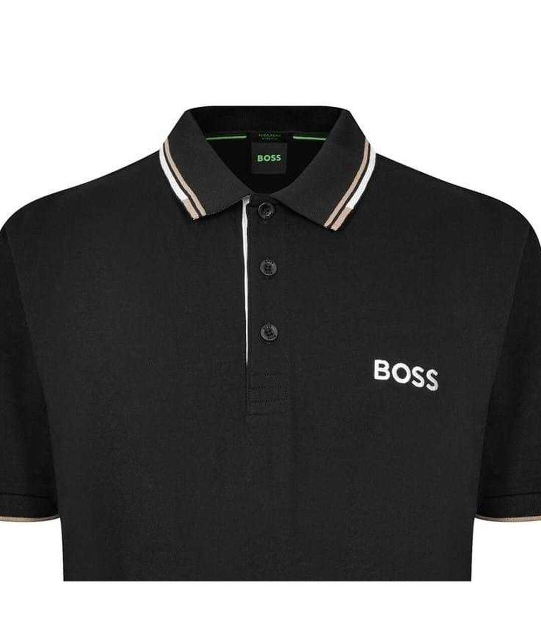 Polo Paddy Pro Homme Noir Boss-3
