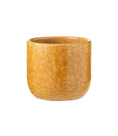 Cache-Pot en Céramique Leo 20cm Ocre