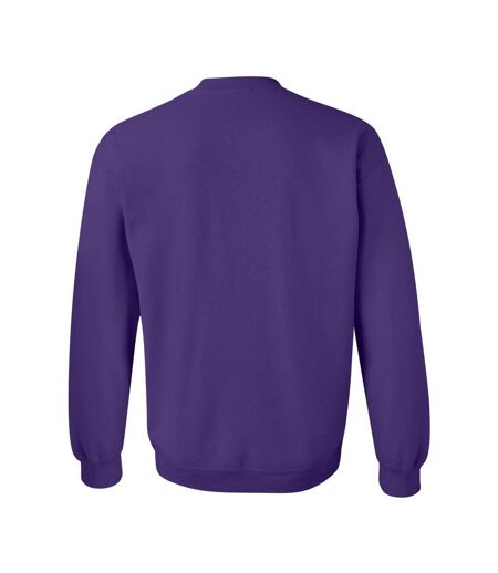 Gildan Heavy Blend Unisex Adult Crewneck Sweatshirt (Purple) - UTBC463