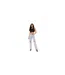 Womens/ladies Satin Crop Top Black Missy Empire-1