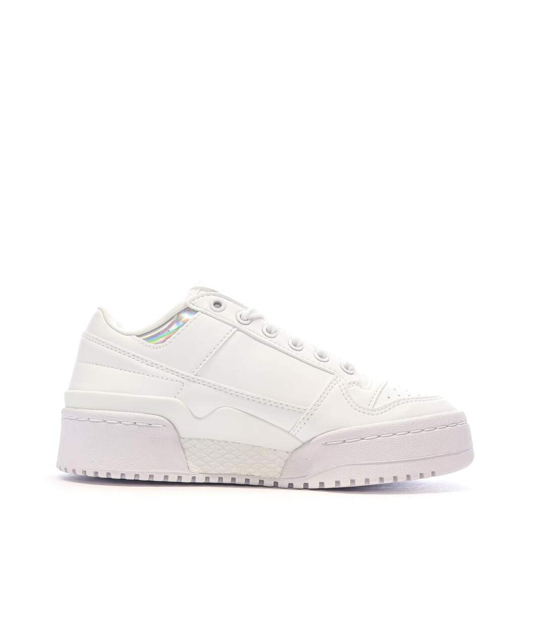 Baskets blanches femme adidas forum bold-2