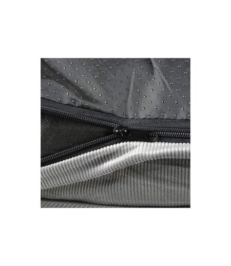 Coussin Rectangle Chien & Chat Velours Crafty 80cm Gris