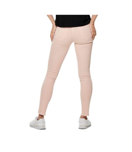 Pantalon skinny rose femme only blush mid sk