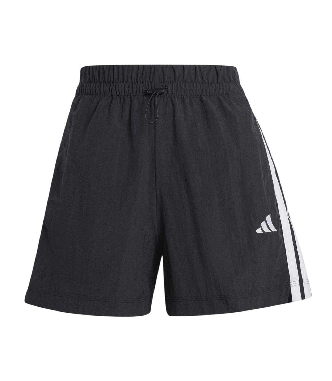 Short De Survêtement Femme Noir Blanc Adidas-1