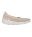 Womens/ladies Knitted Ballet Flats Beige Fit Flop-1