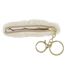 Porte Monnaie en Fausse Fourrure Fluffy 10cm Crème-2