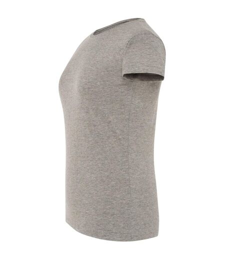 T-shirt Comfort Femme Gris Chiné JHK