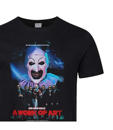 T-shirt Motif/style  Terrifier Adulte Noir Ice Nine Kills