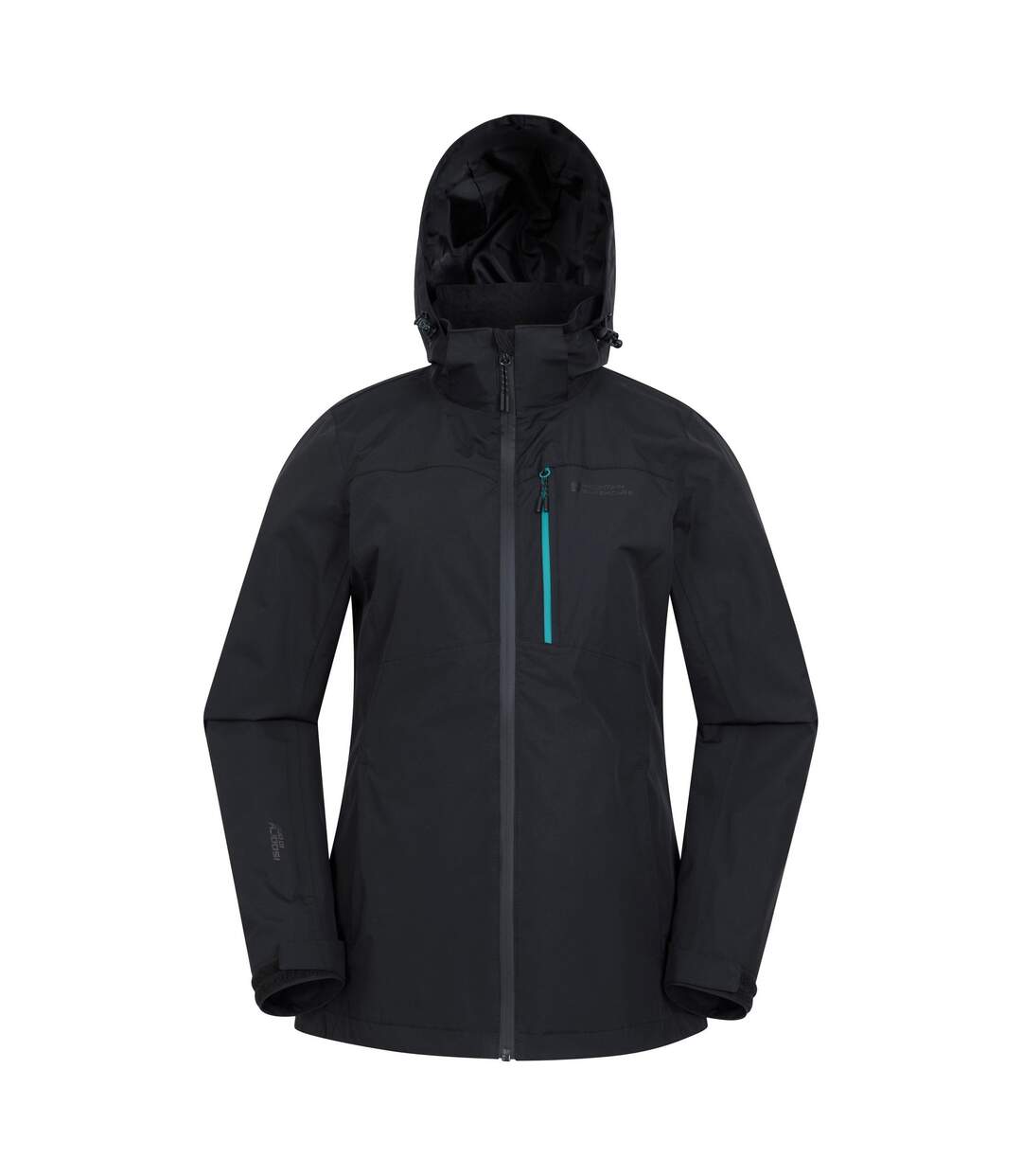 Veste imperméable rainforest extreme femme noir vif Mountain Warehouse-1