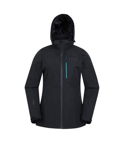 Veste imperméable rainforest extreme femme noir vif Mountain Warehouse