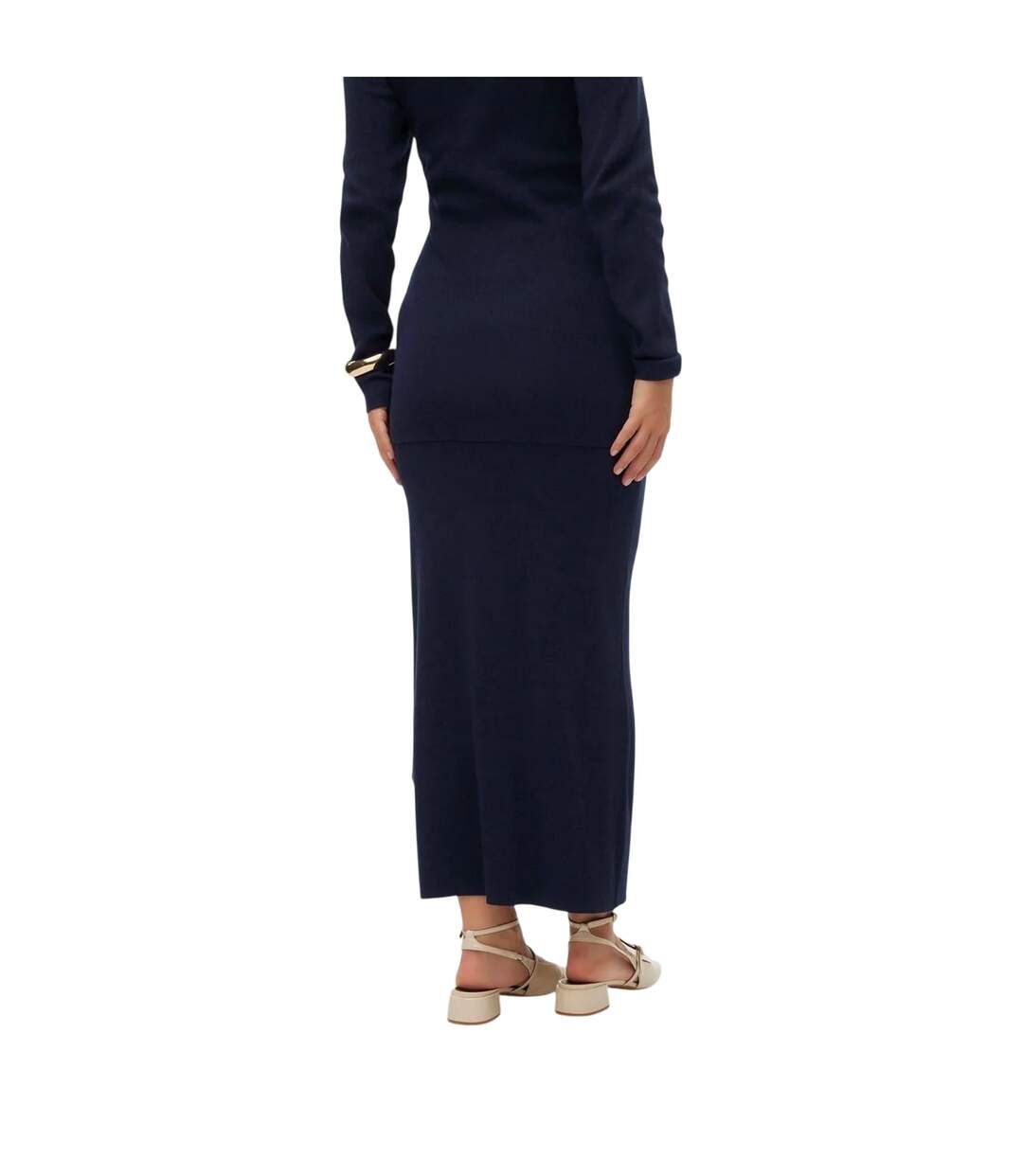 Jupe Tube Femme Bleu Marine Foncé Mamalicious-3