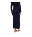 Jupe Tube Femme Bleu Marine Foncé Mamalicious-3