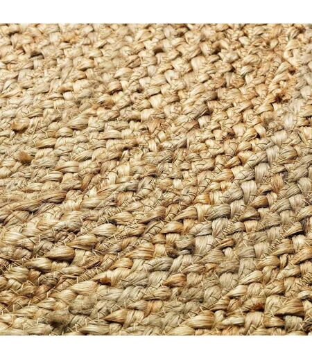 Tapis Déco Rond en Jute Shira 120cm Turquoise