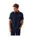 Burton Mens Yarn Dyed Stripe Pique Polo Shirt (Navy)