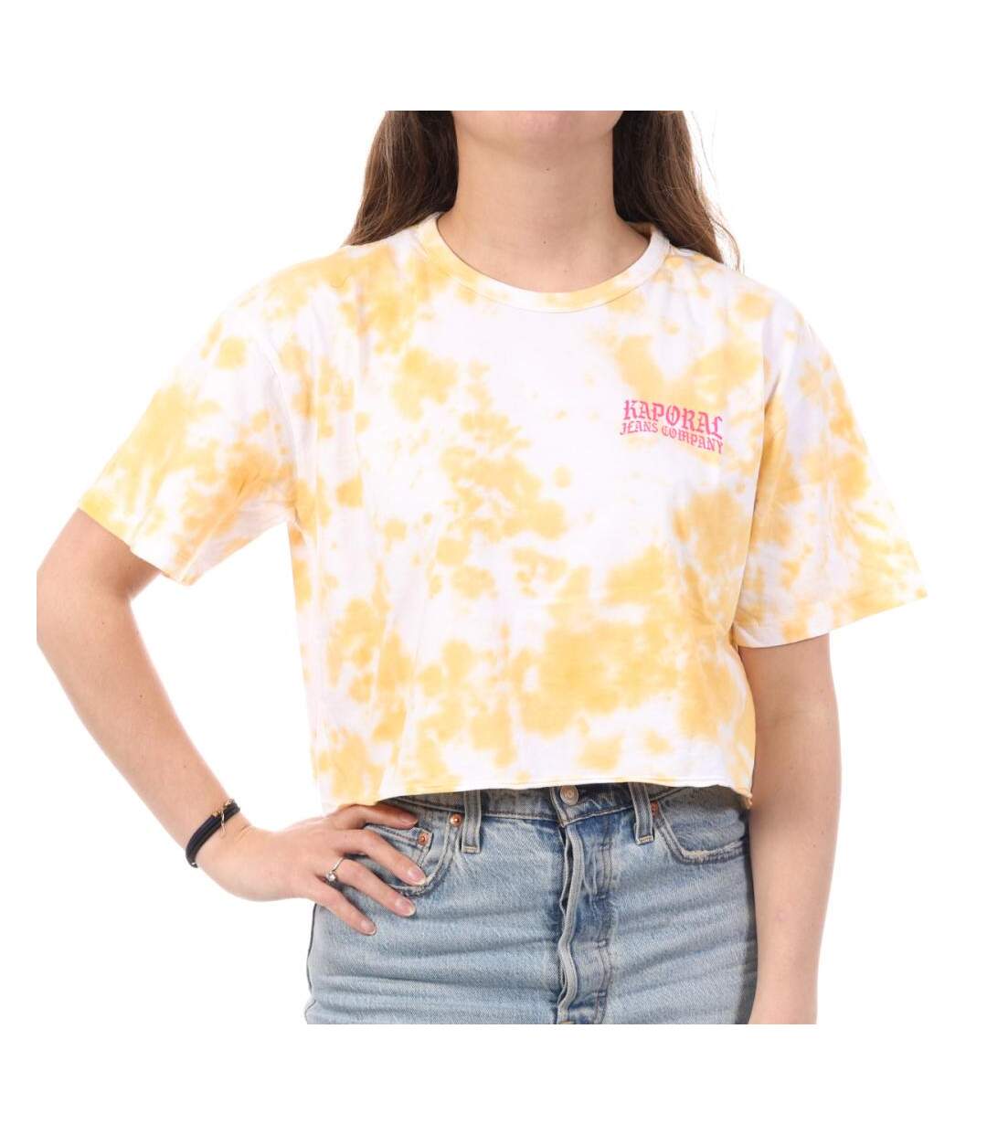 T-Shirt jaune femme kaporal vice-1