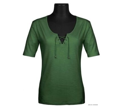 Tee-shirt femme MAYFLOWER DAMOCLES4 kaki : l'élégance des manches 3/4