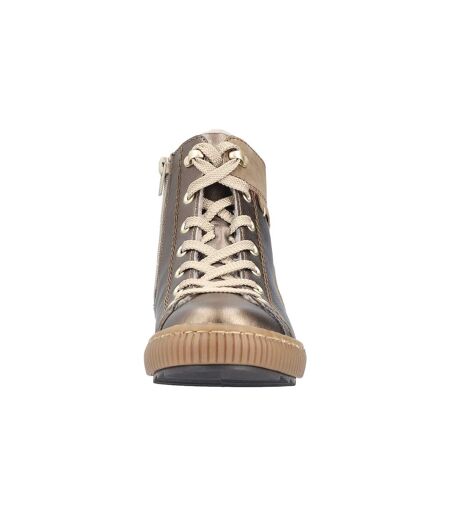 Basket Montante à Lacets et Zip Rieker Kasanga