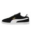 Mens Club Ii Suede Flat Trainers Black White Puma-2