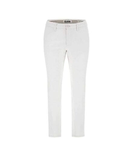 Pantalon Motif/style Logo Homme Blanc Guess